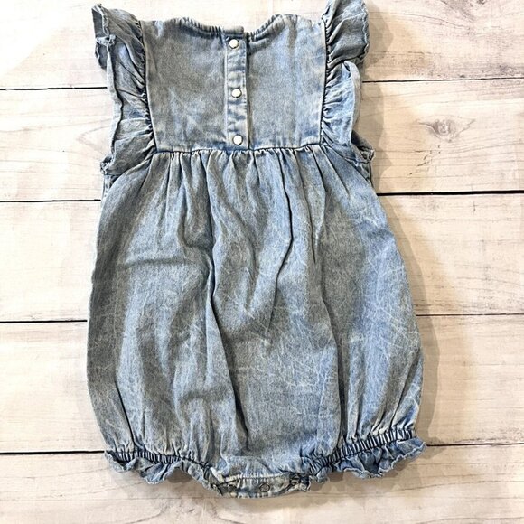 Louis Louise Paris Denim Romper - Picture 4 of 6